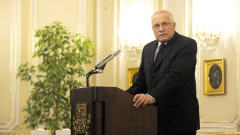 Le pr�sident tch�que Vaclav Klaus