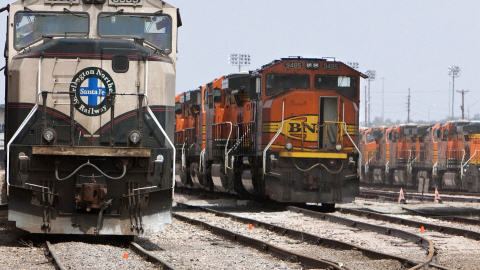 Locomotives de la BNSF.