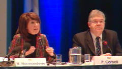 Les ministres Nathalie Normandeau et Pierre Corbeil