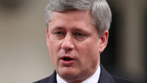 Stephen Harper pendant la p�riode des questions aux Communes