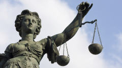 Une statue symbolisant la justice