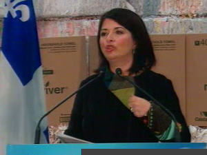 La ministre Beauchamp