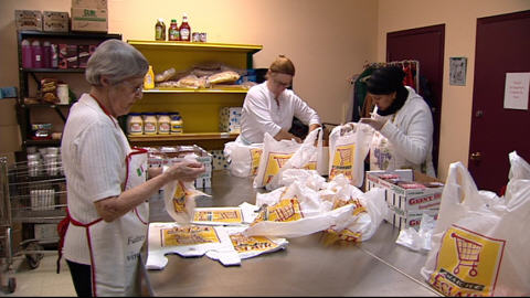 Banque alimentaire � Montr�al