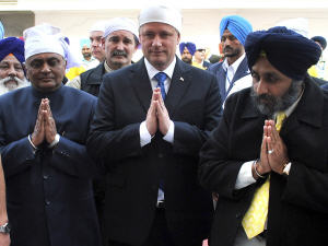 Stephen Harper au Temple d'Or