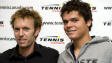 Fr�d�ric Niemeyer et Milos Raonic