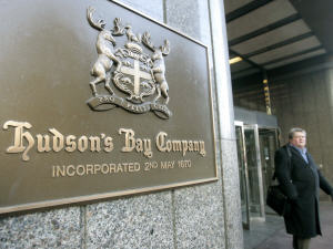 Un magasin de la compagnie HBC à Toronto