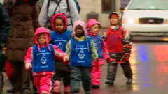 Marche des enfants � Qu�bec