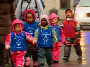 Marche des enfants à Québec