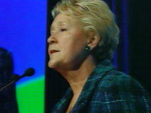 La chef du Parti québécois, Pauline Marois