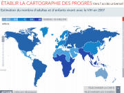 Carte d'ONUSIDA
