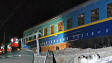 Le train qui a d�raill�, pr�s de Novgorod
