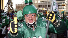 Un partisan coloré des Roughriders