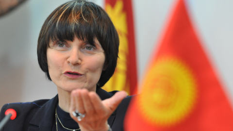 La ministre suisse des Affaires étrangères Micheline Calmy-Rey