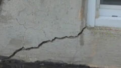 Maison avec un probl�me de pyrite