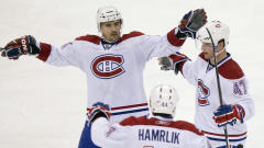Tomas Plekanec et Marc-André Bergeron