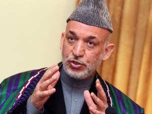 Le président Hamid Karzaï