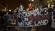 Manifestation � Montr�al contre les Jeux olympiques de Vancouver.