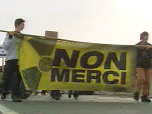 Manifestation contre l'uranium à Sept-Îles