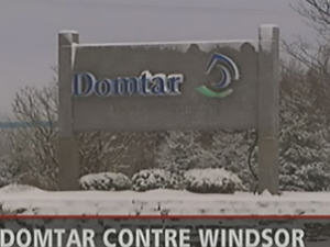 L'usine de Domtar à Windsor en Estrie