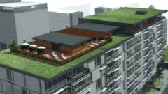 Maquette du projet Cit� verte � Qu�bec