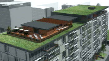 Maquette du projet Cit� verte � Qu�bec