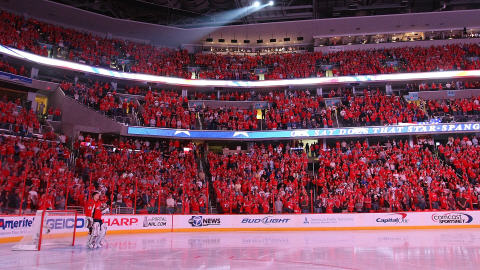 Le Verizon Center pendant les s�ries 2009