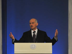 Le premier ministre grec, Georges Papandreou