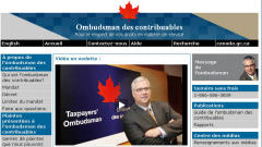 Le site Internet de l'ombudsman des contribuables
