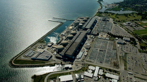 La centrale nucl�aire de Pickering, en Ontario