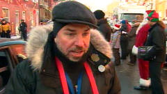 Christian B�gin, porte-parole de la guignol�e du Dr Gilles Julien.