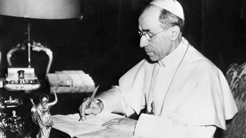 Le pape Pie XII.