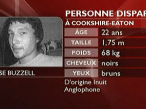 Jesse Buzell, disparu à Sherbrooke