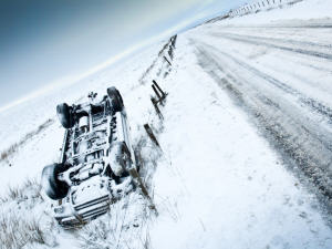 Véhicule accidenté