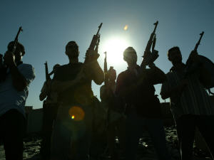 Des agents de Blackwater à Bagdad, en septembre 2007.