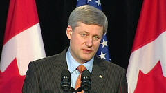 Le premier ministre Stephen Harper