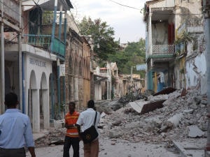 Le centre-ville de Jacmel