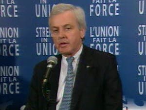 Le secrétaire général adjoint aux affaires humanitaires des Nations unies, John Holmes, à la conférence de Montréal