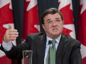 Le ministre canadien des Finances, Jim Flaherty
