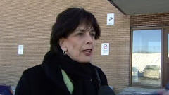 La ministre Courchesne lors de son passage � Gatineau