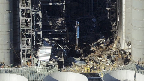 Vue a�rienne de la centrale de Middletown