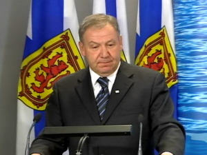 Le premier ministre Darrell Dexter