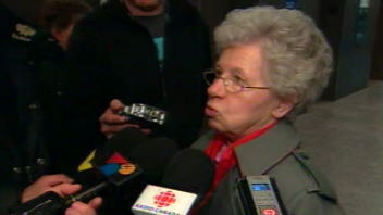 Soeur Pauline Massicotte, l'une des compagnes de la victime, Estelle Lauzon