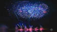 Feux d'artifices au Global Fest
