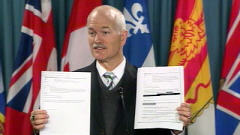 Le chef du NPD, Jack Layton