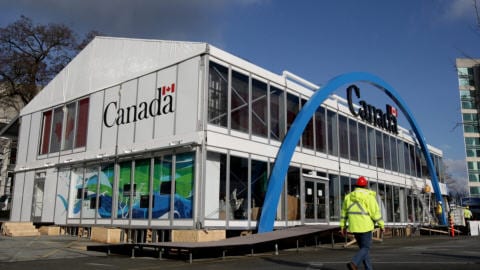 pavillion canadien laite