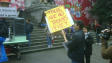 Manifestation contre les Jeux olympiques � Vancouver