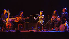 Sc�ne du spectacle � El grito el silencio �, avec, au centre, la chanteuse Rosario La Tremendita