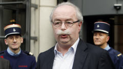 Le PDG de Total, Christophe de Margerie (� l'avant-plan)