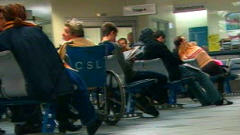 Attente aux services d'urgence d'un hôpital