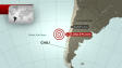 Carte g�ographique indiquant l'�picentre du s�isme.